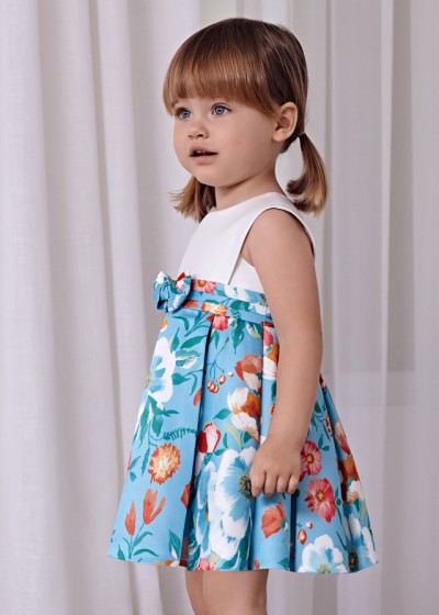 Vestito satin stampato