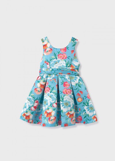 Vestito satin stampato