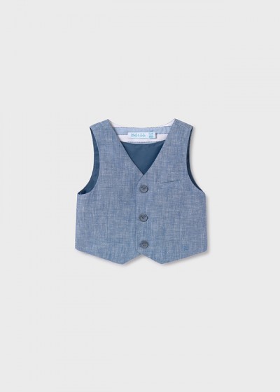 Gilet lino Opale 050