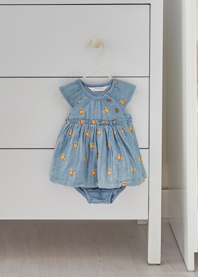 Abito in chiffon Denim 030