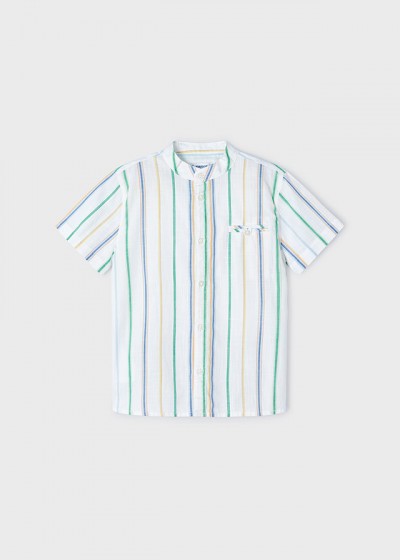 Camicia m/c collo coreano...