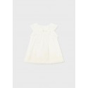 Vestito ricamato Ecru 064