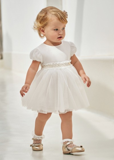 Vestito tulle plissettato...