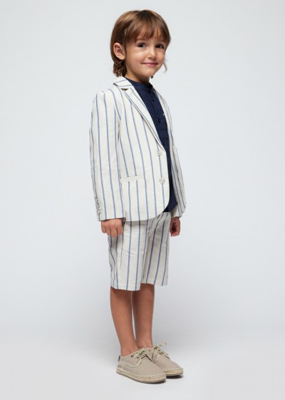 Giacca lino suiting Pietra 064