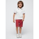 Bermuda twill elastan Cherry 029
