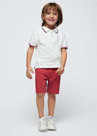 Bermuda twill elastan...