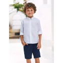 Bermuda lino suiting Marino 077
