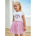 Completo gonna tulle Malva 030