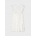 Tutina chiffon plumetis Ecru 055