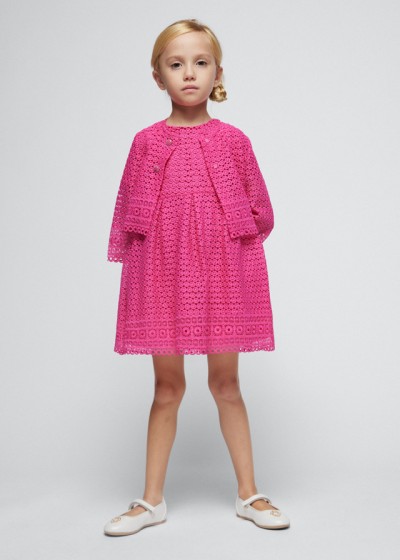 Giacca guipure Fucsia 083