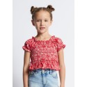 Blusa nido d ape Granatina 083
