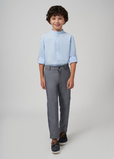 Pantalone natural elegante...