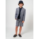 Giacca natural suiting Marino mix 047