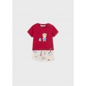 Completo pantalone corto maglietta Marte 075
