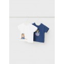 Set 2 maglie m/c Ceruleo 093