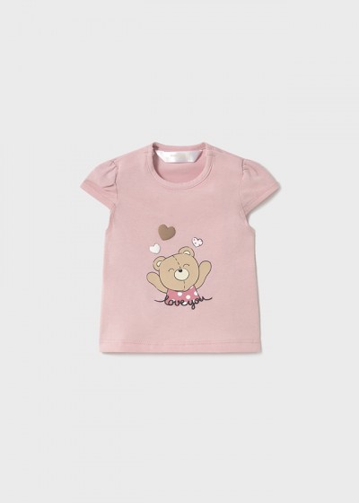 Maglia m/c Rosa baby 061