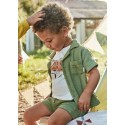 Camicia m/c bambula Salvia 083