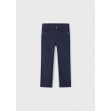 Pantalone sarga slim fit basico Marino 061
