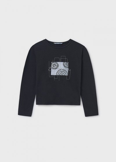 Maglietta m/l Nero 087