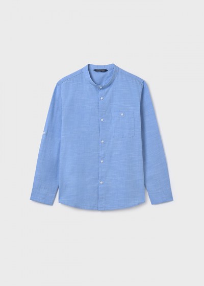 Camicia m/l collo coreano...