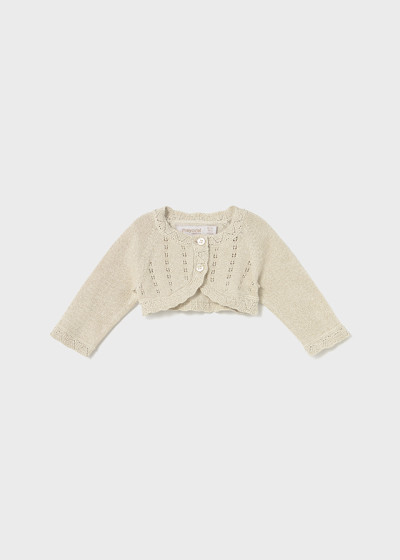 Cardigan corto maglia basico