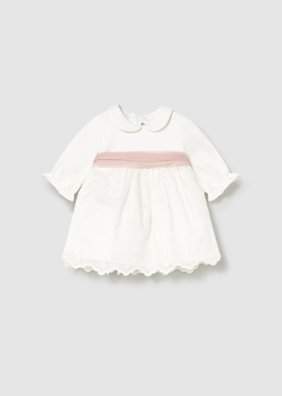 Vestito combinato ricamato