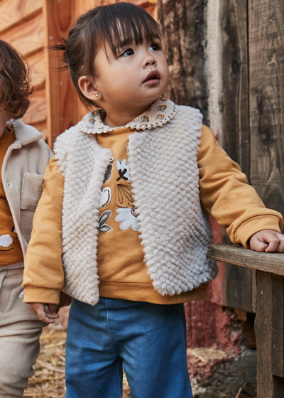 Gilet pelo strutturato