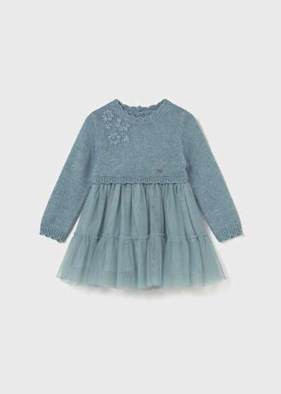 Vestito combinato tricot
