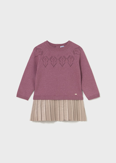 Vestito combinato tricot