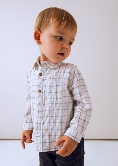 Camicia m/l quadri