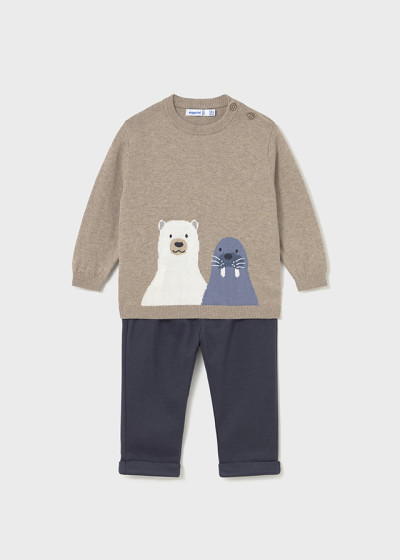 Comp. pant. lungo e maglia