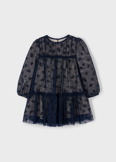 Vestito tulle fantasia