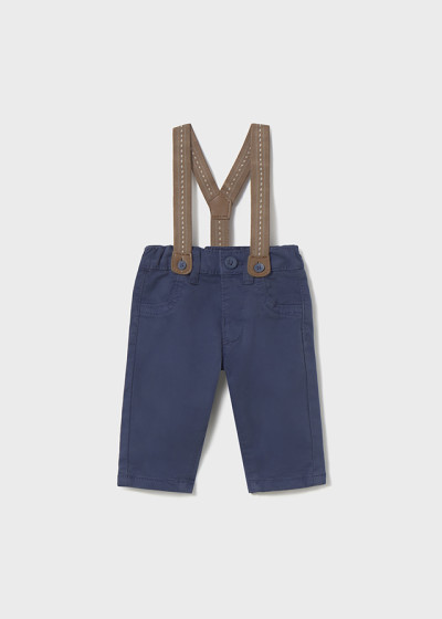 Pantalone lungo bretelle
