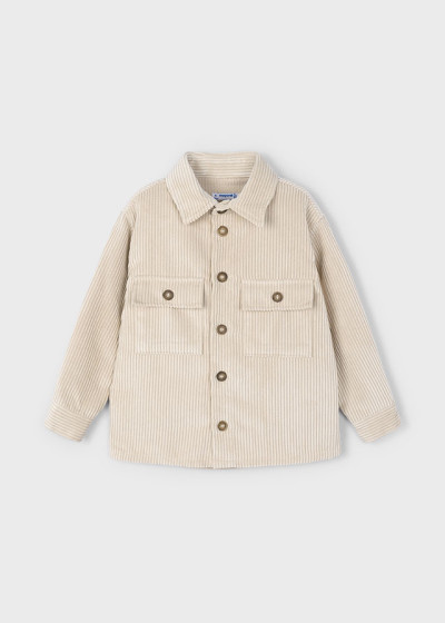 Overshirt velluto a costine
