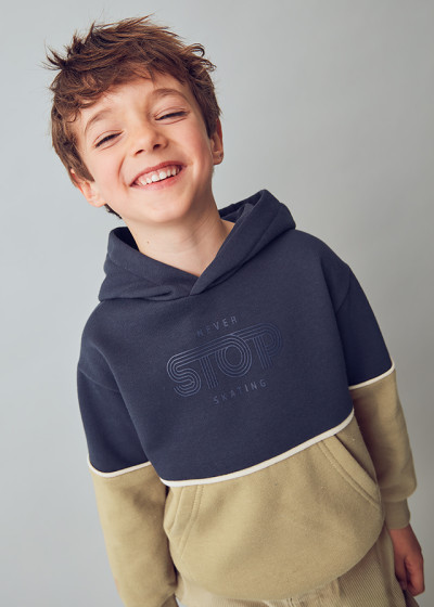 Pullover color block