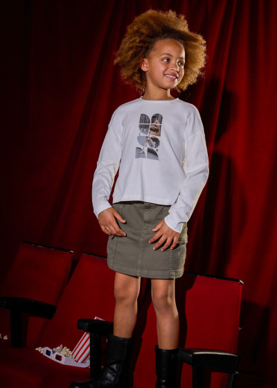 Maglietta m/l bimba fotografia