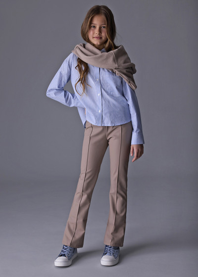 Leggings pu flared