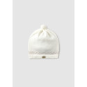 Cappuccio maglia Ecru 085