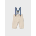 Pantalone lungo bretelle Pietra 085