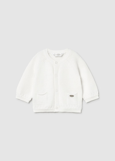 Cardigan girocollo tricot...
