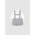 Compl. pantalone corto e body Blue bell 081