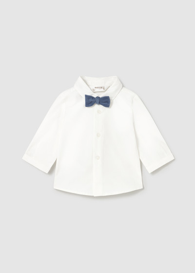 Camicia m/l papillon Ecru...