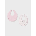 Set 2 bavaglini Rosa baby 050