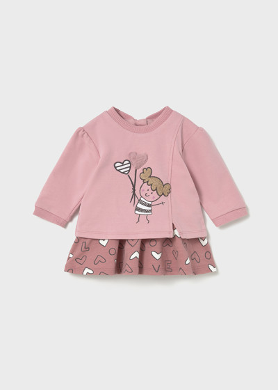 Vestito felpa Orchidea 059
