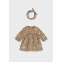 Vestito e fascia jacquard Arachide 044