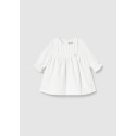 Vestito velluto m/l Ecru 040