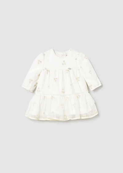 Vestito tulle Ecru 039