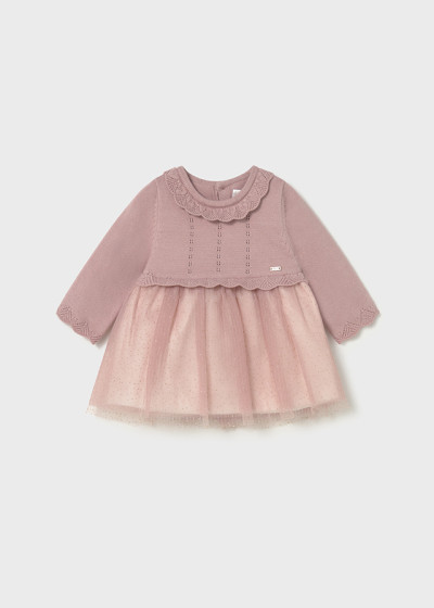 Vestito tricot e tulle...