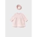 Vestito e fascia Rosa baby 063