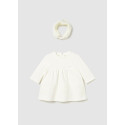 Vestito e fascia Ecru 062